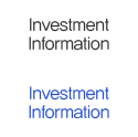 Investment Information