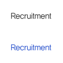 Recruitment