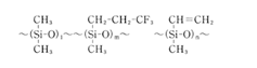 불소 실리콘 고무의 화학구조입니다.